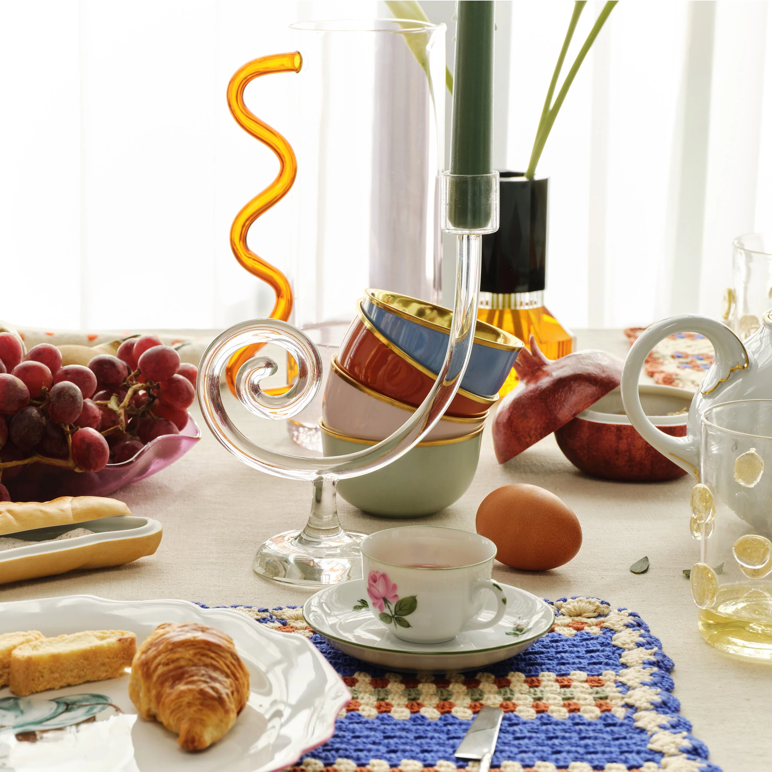 Porcelain Champagne Bowl - Image 9