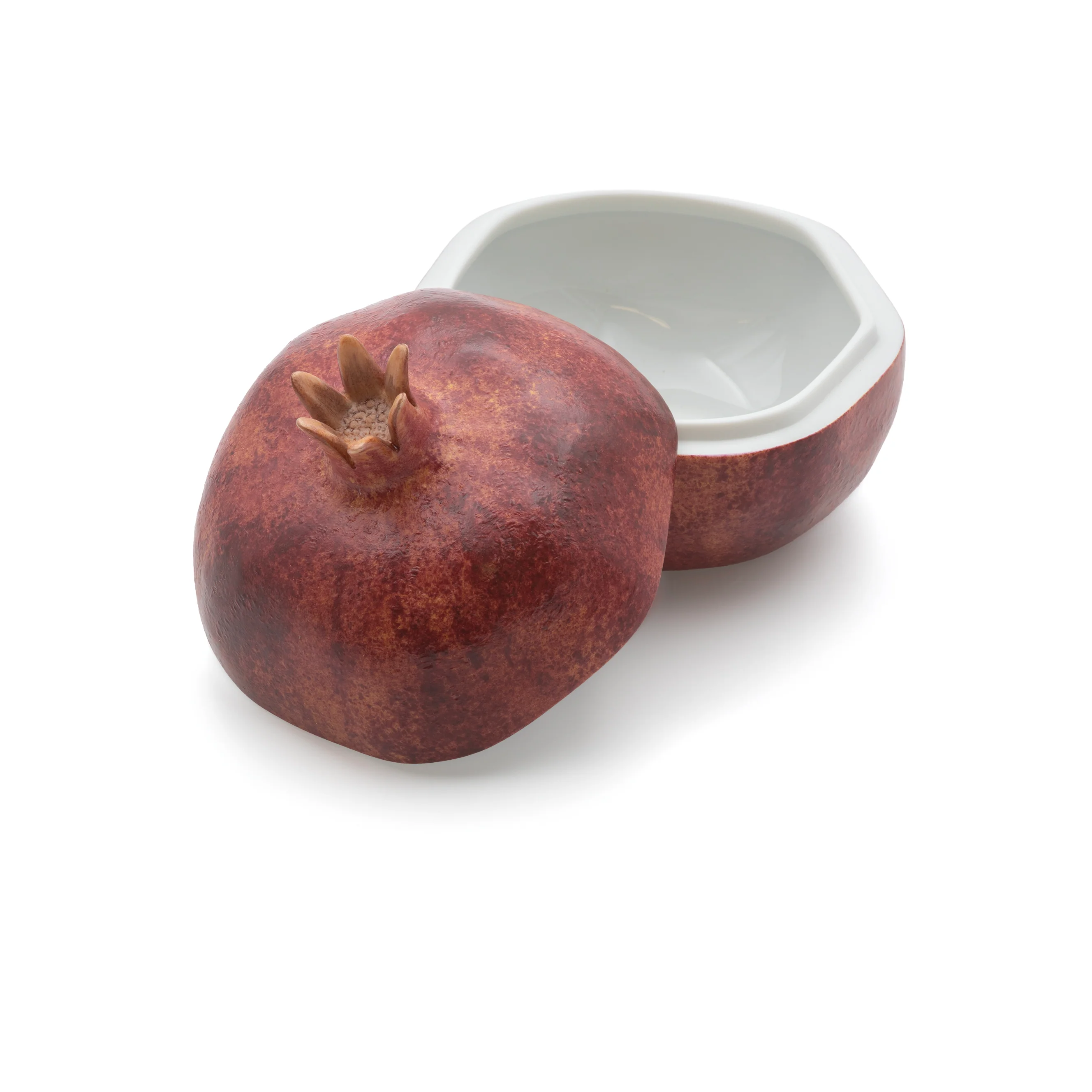 Porcelain Pomegranate Box - Image 3