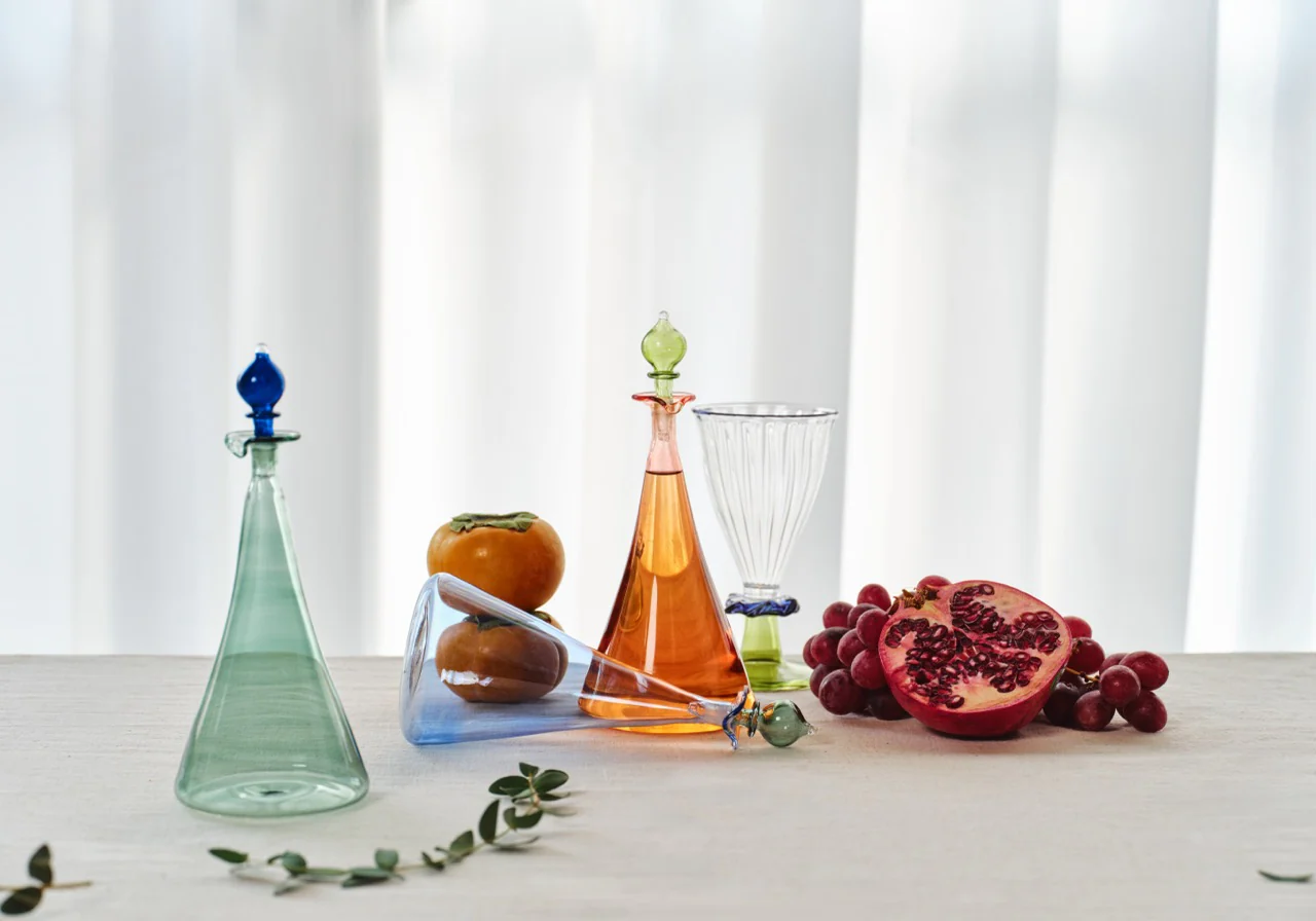 Oil & Vinegar Handblown Dispenser Set - Image 4