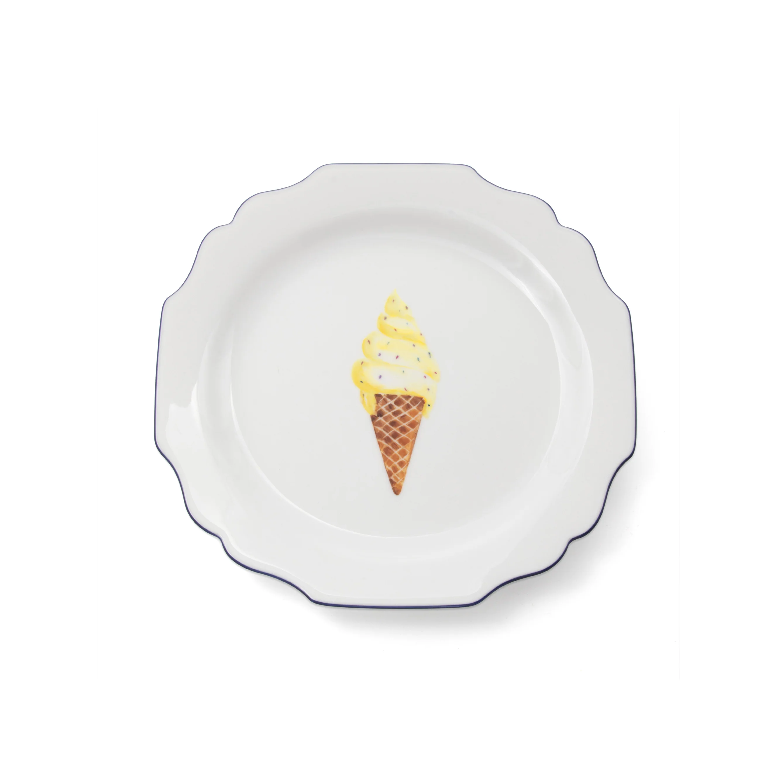 fête Exclusive Ice Cream Dessert Plate - Image 2