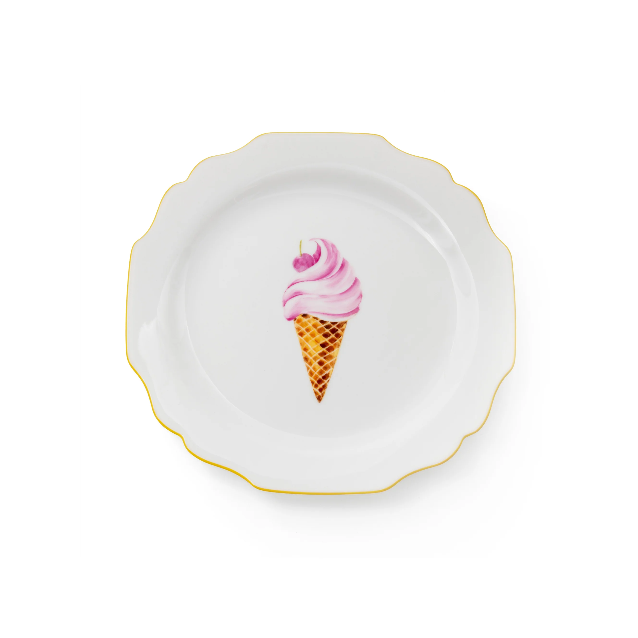 fête Exclusive Ice Cream Dessert Plate - Image 3