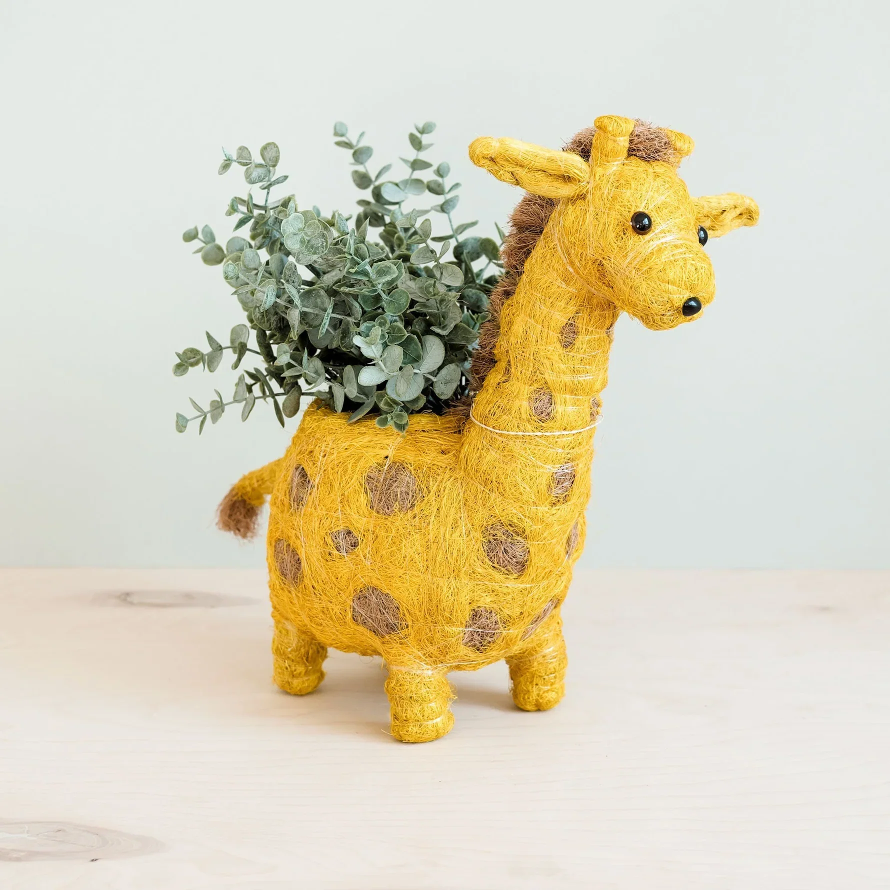 Handcrafted Giraffe Animal Planter - Image 2
