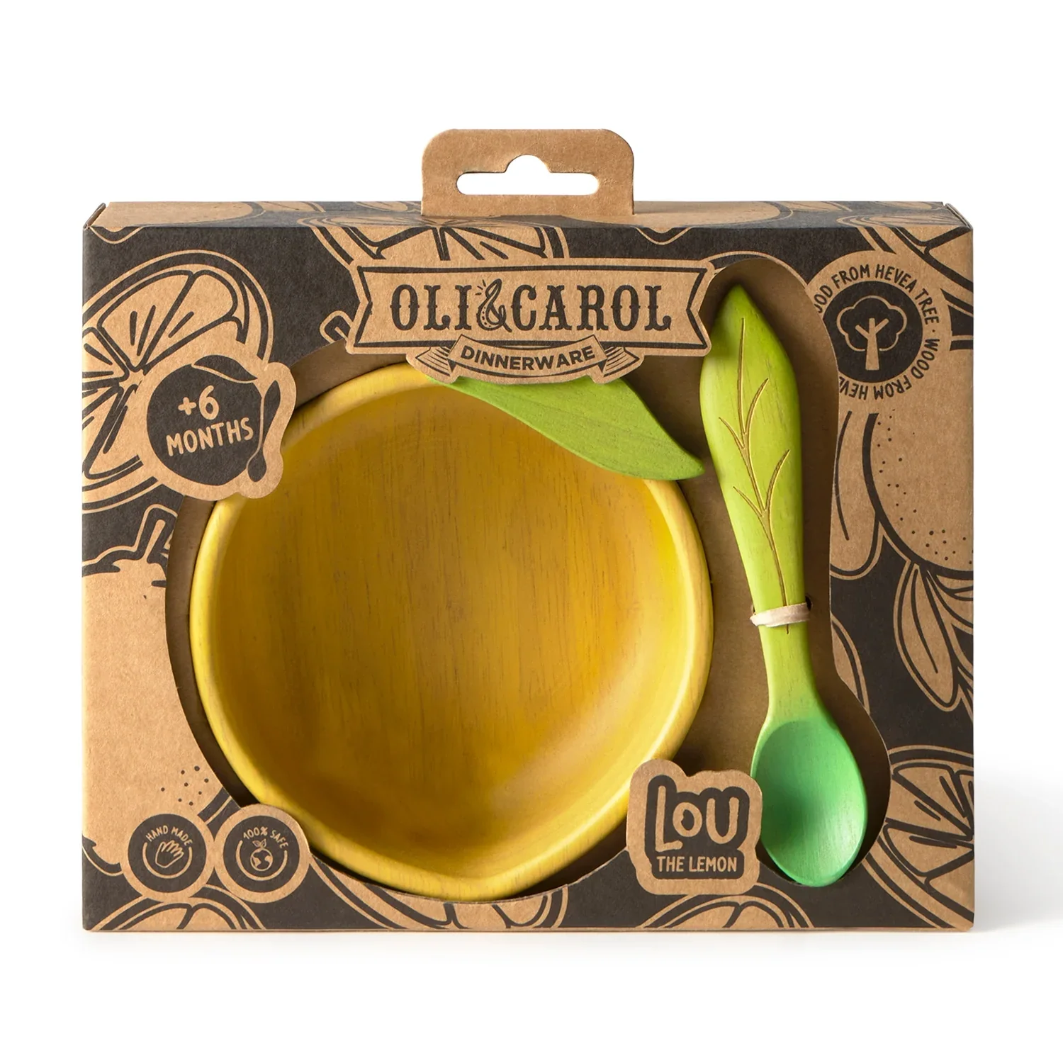 Lou The Lemon Bowl & Spoon Set - Image 2