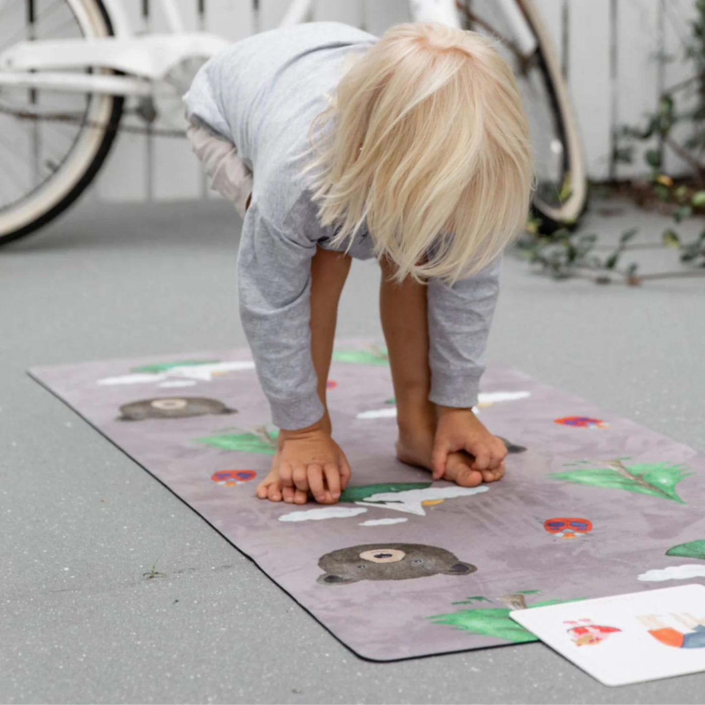 Nature Print Kids Yoga Mat - Image 2