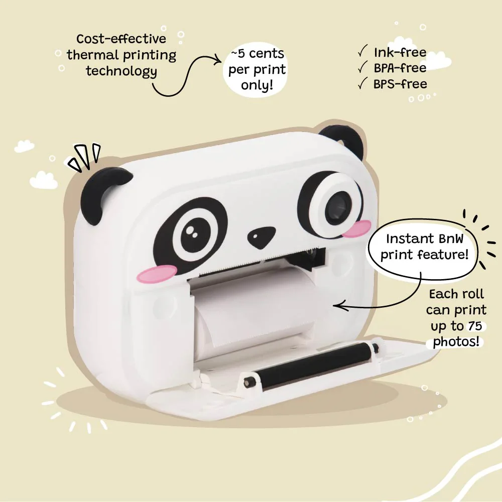 Panda Instant Print Digital Camera - Image 2