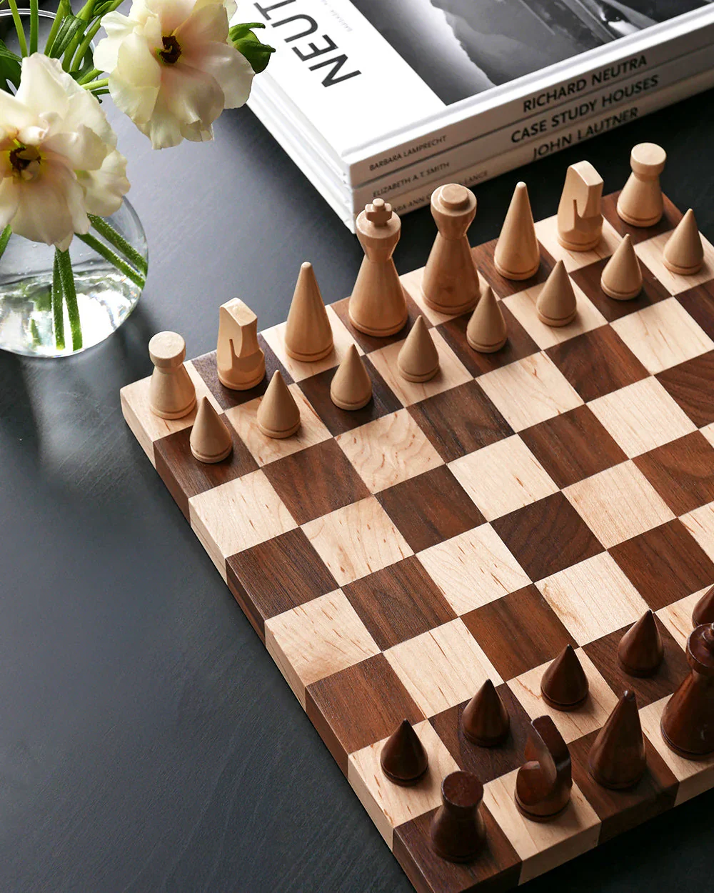 Minimalist Wood Chess Set - Image 8