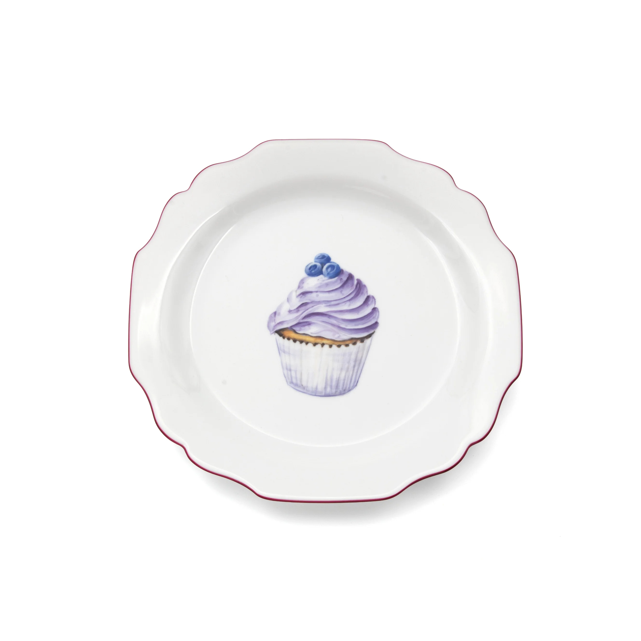fête Exclusive Cupcake Dessert Plate - Image 4