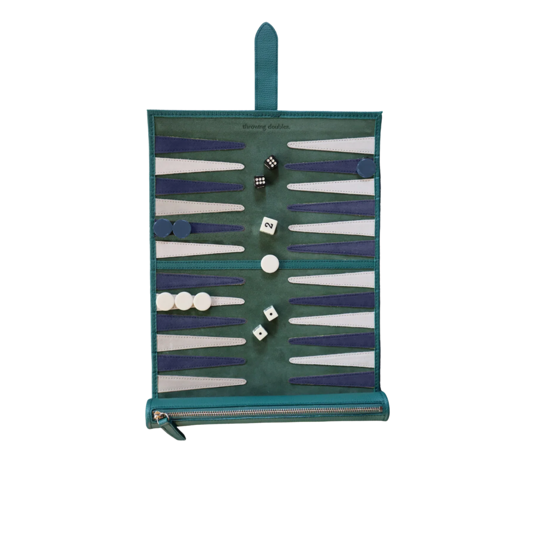 Handmade Leather Travel Backgammon Board - Image 4