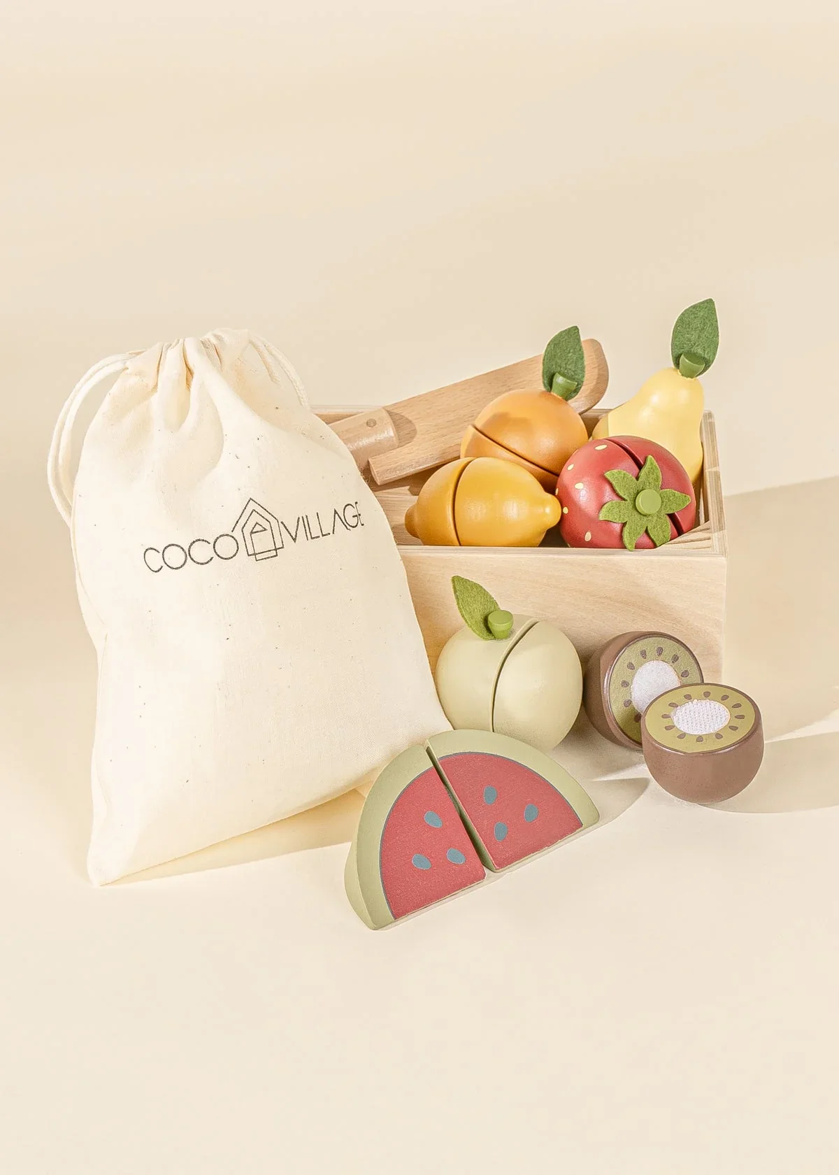 Wooden Fruits Playset - Image 4